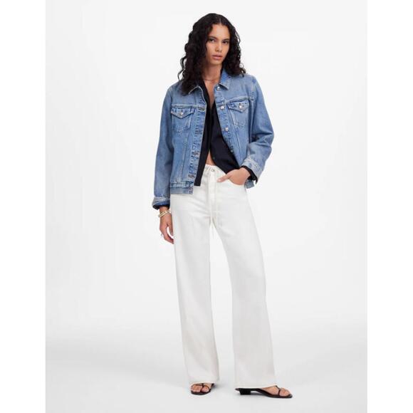 Madewell Denim - Madewell White Wide-Leg Jeans